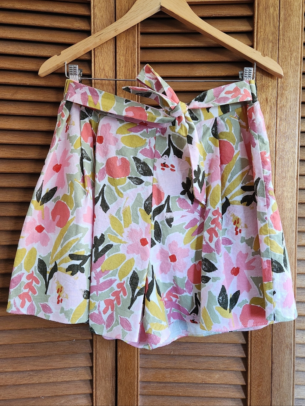 Floral Shorts 100% Cotton UK 14